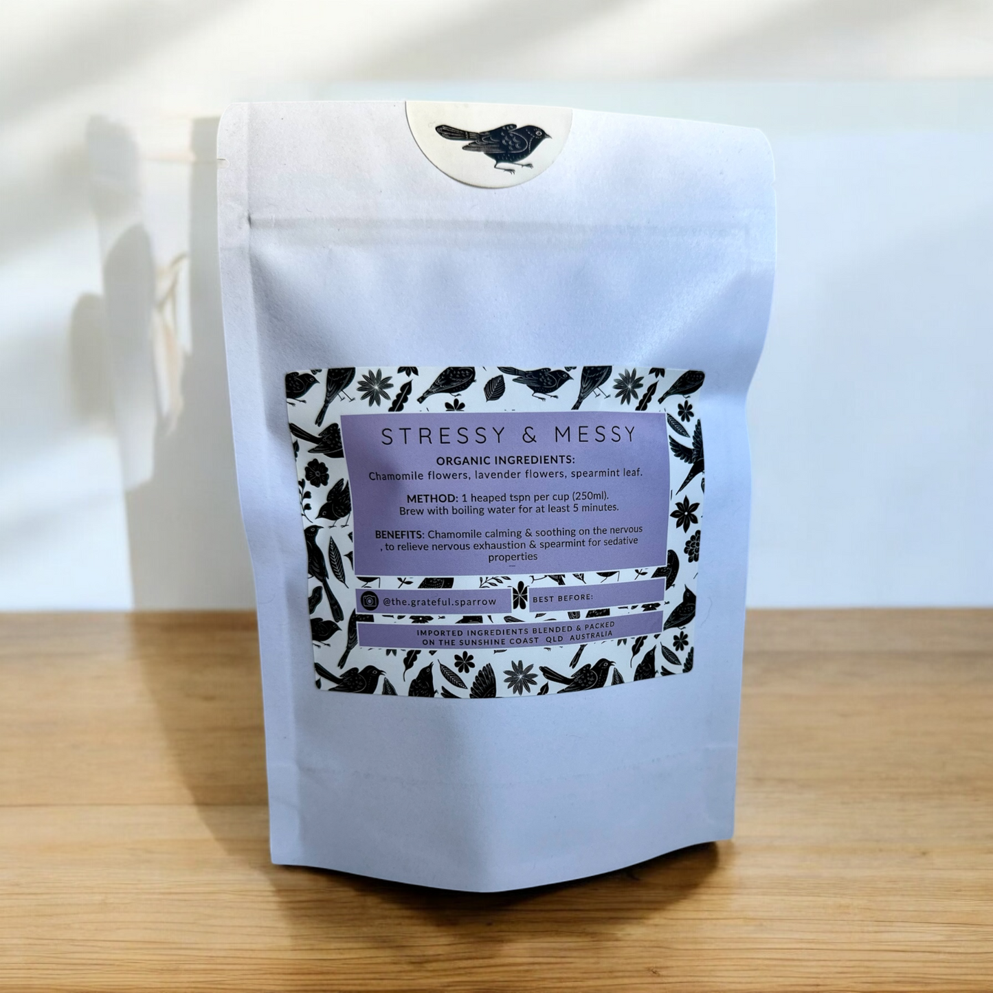 Stressy and Messy Organic Herbal Tea