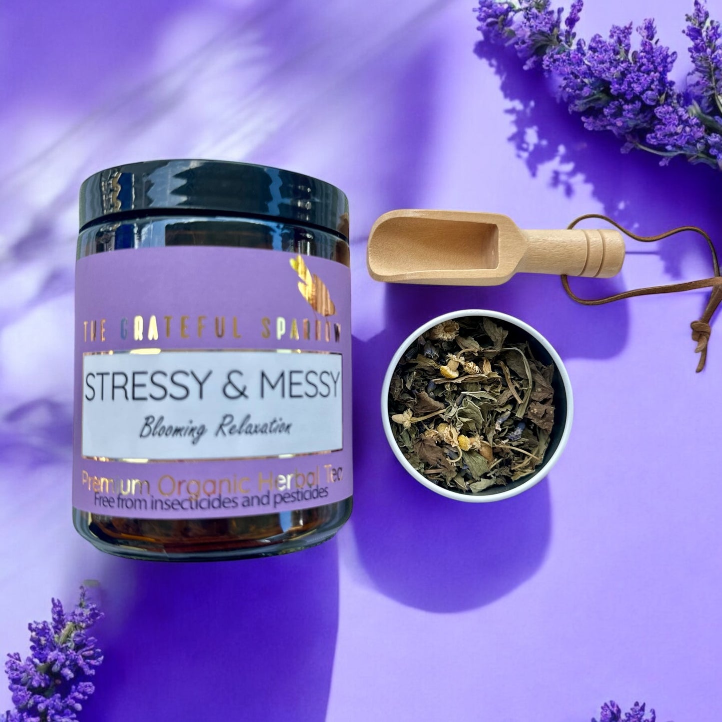 Stressy and Messy Organic Herbal Tea