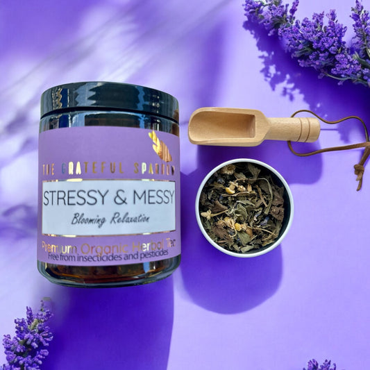 Stressy and Messy Organic Herbal Tea