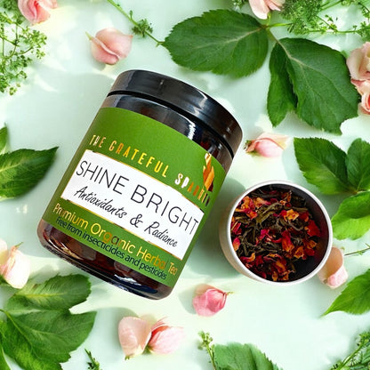 Shine Bright Green Tea & Rose Herbal Tea