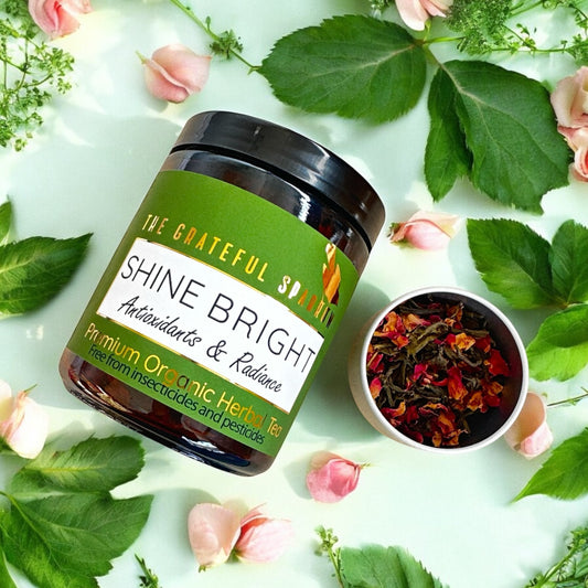 Shine Bright Green Tea & Rose Herbal Tea