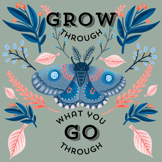 Grow through what you go through Magnet