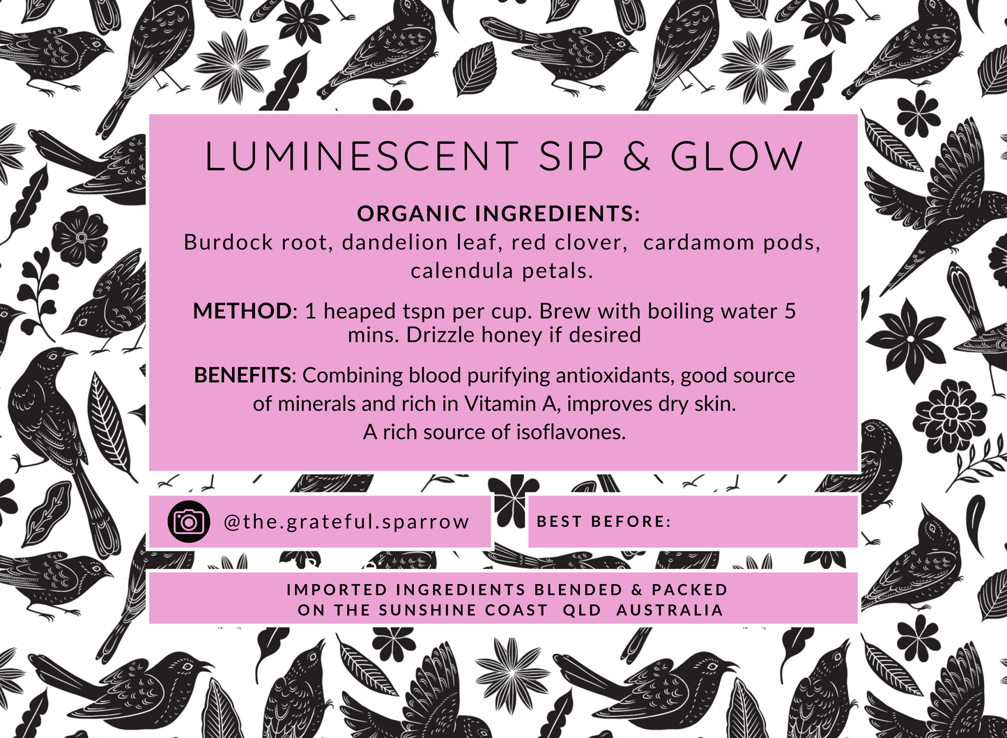 Luminescent Sip & Glow Herbal Tea SALE