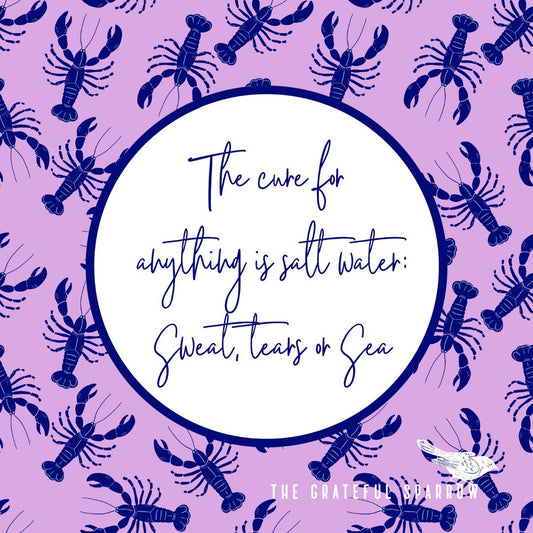 The Cure for Anything is salt water....Magnet